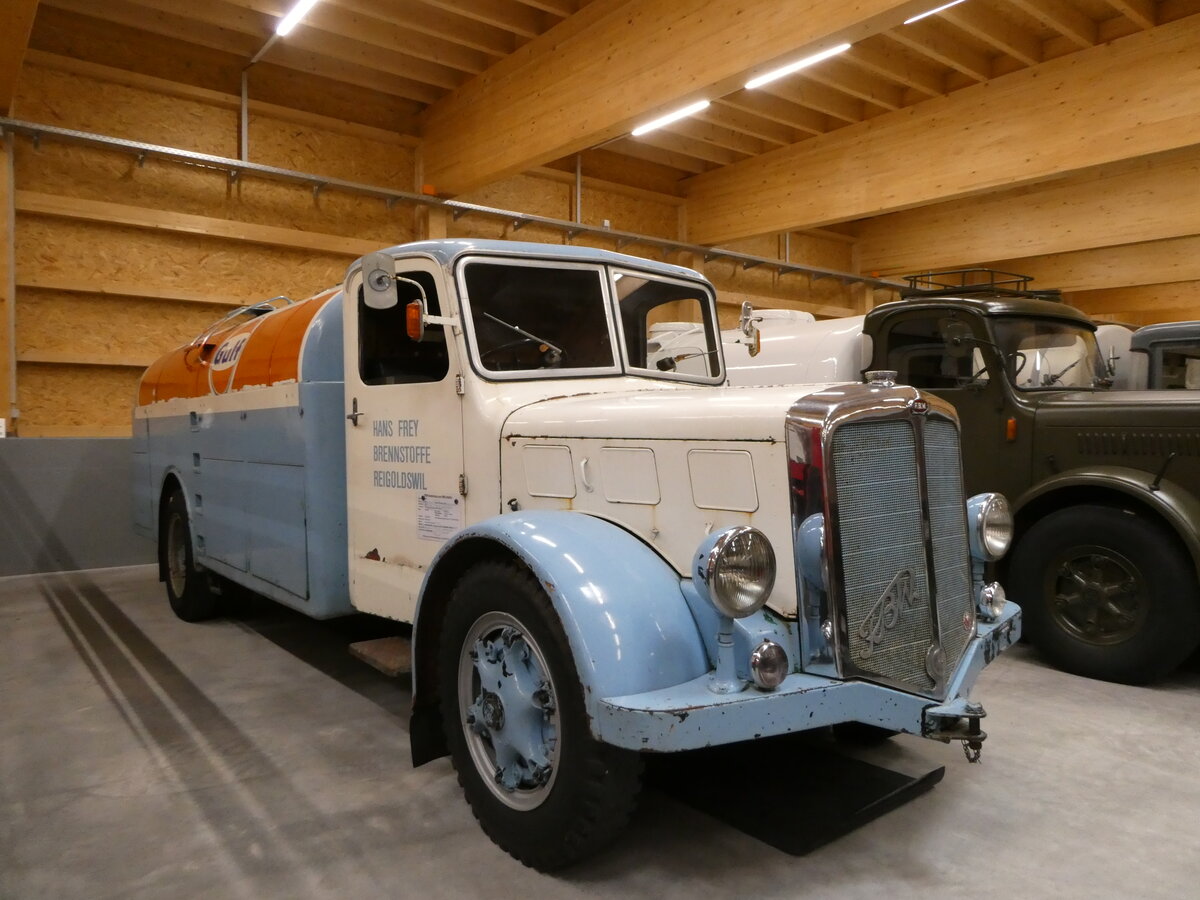 (251'278) - Frey, Reigoldswil - FBW am 10. Juni 2023 in Nfels, FBW-Museum