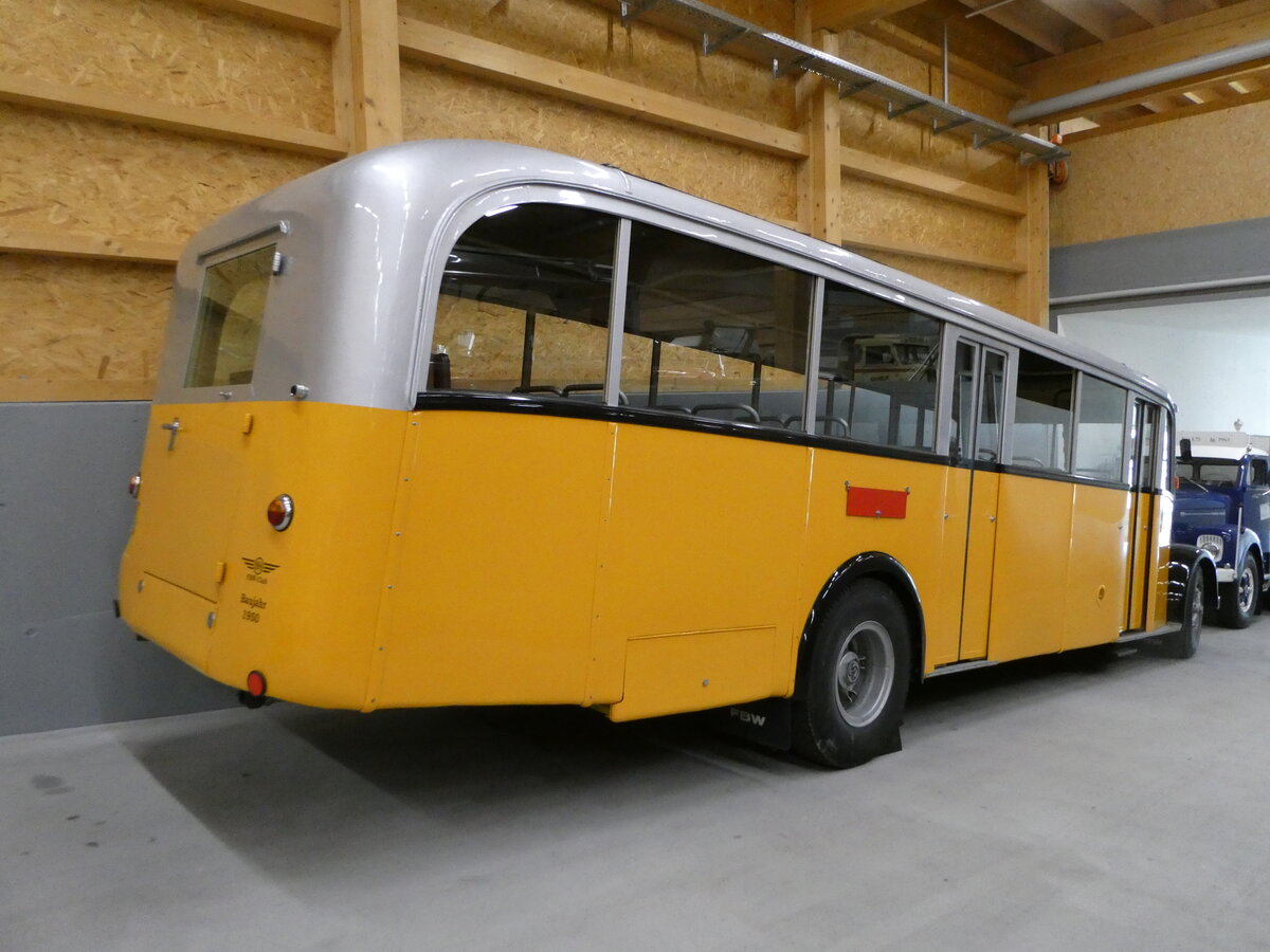 (251'294) - Rllin, Hirzel - FBW/Tscher (ex Egger, Grafenried; ex P 24'586; ex P 1414) am 10. Juni 2023 in Nfels, FBW-Museum