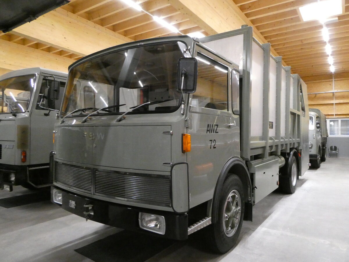 (251'300) - AWZ, Zrich - Nr. 72 - FBW am 10. Juni 2023 in Nfels, FBW-Museum