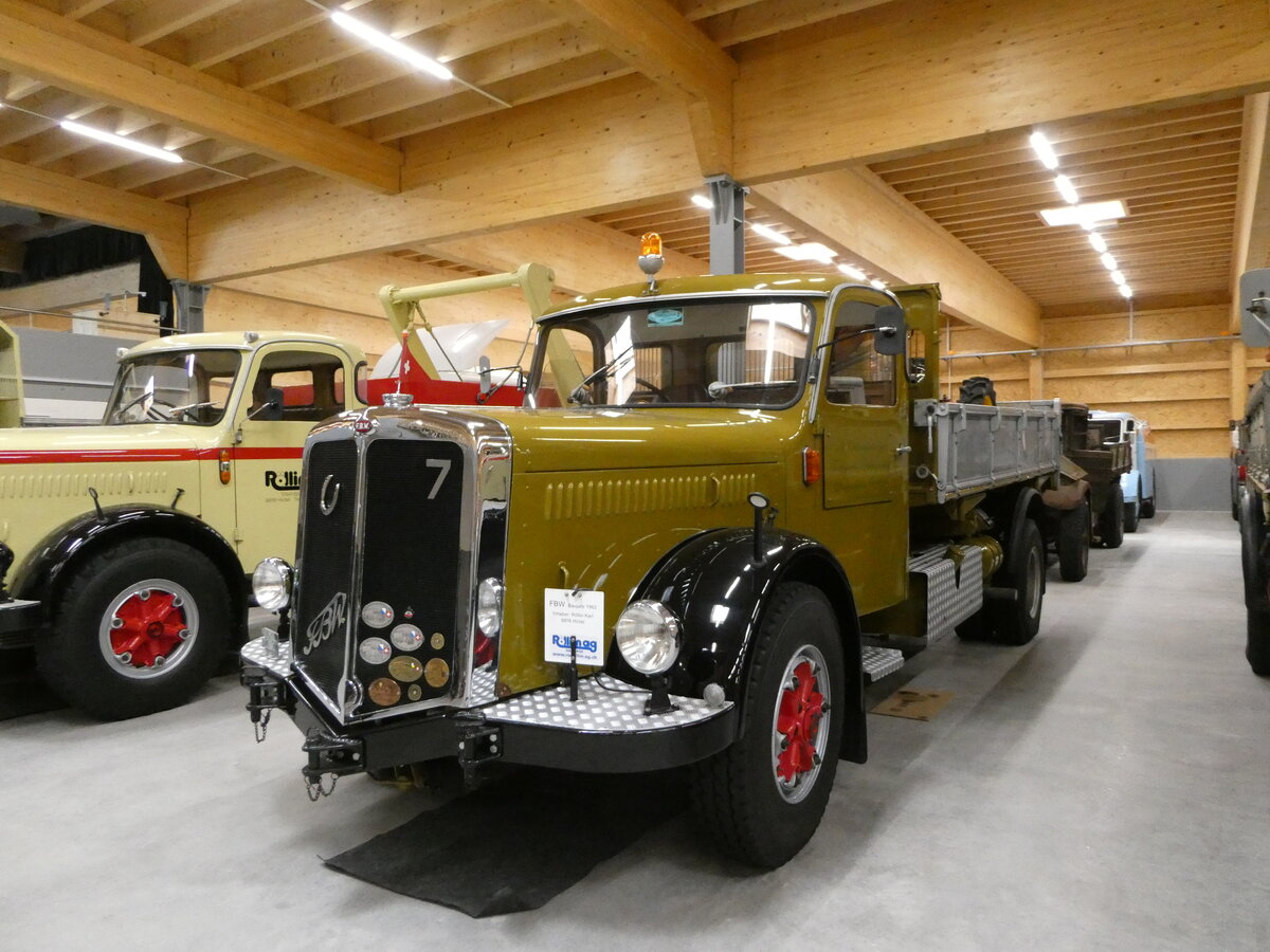 (251'302) - Schregenberger, Degersheim - Nr. 7 - FBW am 10. Juni 2023 in Nfels, FBW-Museum
