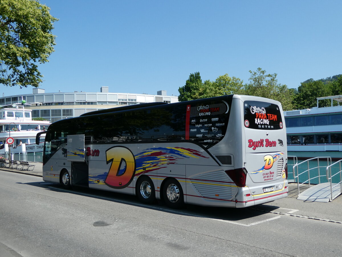 (251'494) - Dysli, Bern - Nr. 22/BE 107'820 - Setra am 14. Juni 2023 bei der Schifflndte Thun