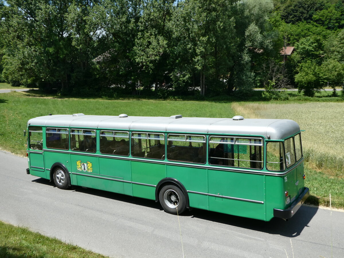 (251'710) - BVB Basel (RWB) - Nr. 75/BE 399'675 - FBW/FHS am 18. Juni 2023 bei Oberburg