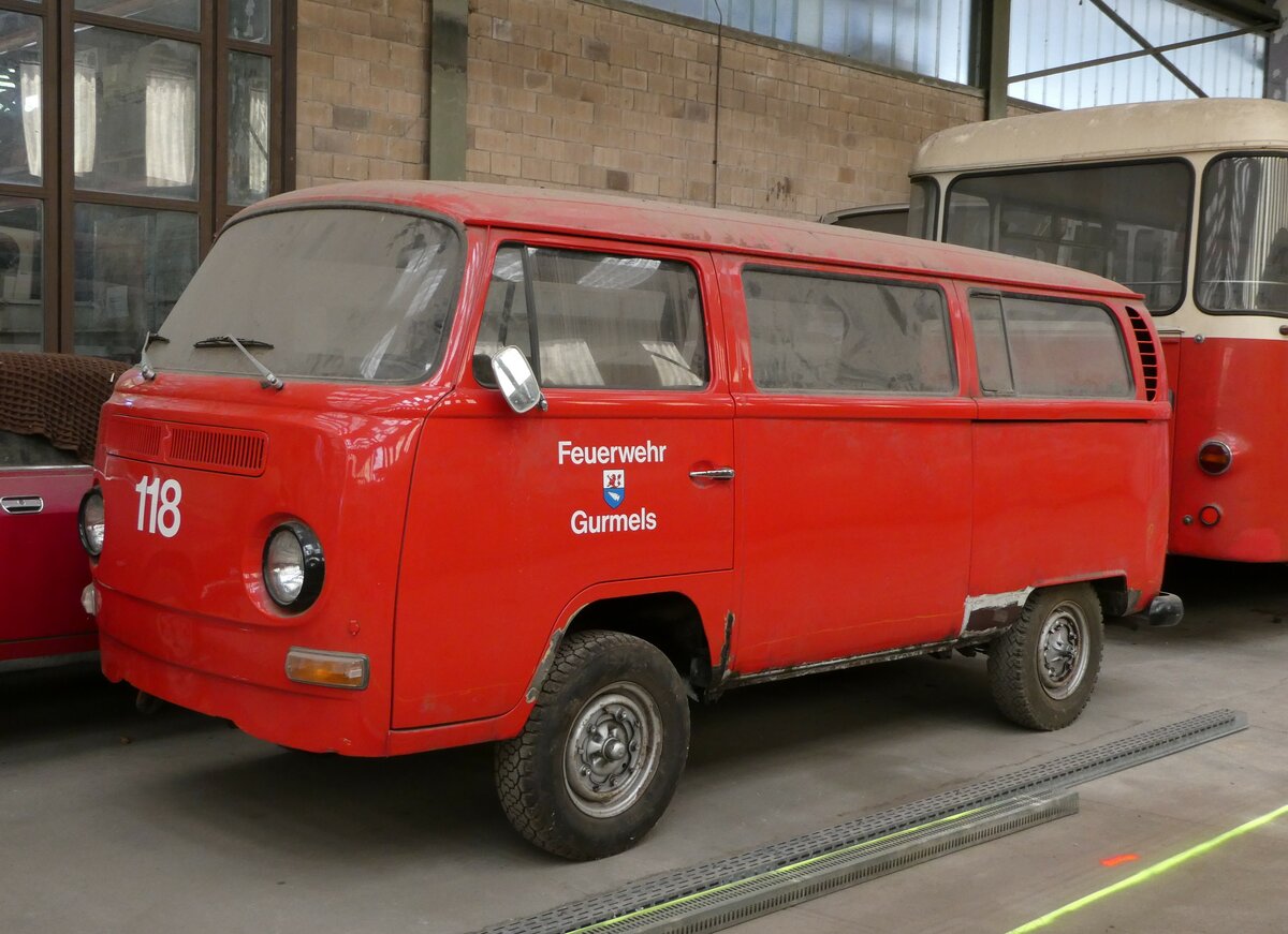 (251'758) - Feuerwehr, Gurmels - VW-Bus am 18. Juni 2023 in Oberburg, Ziegelgut