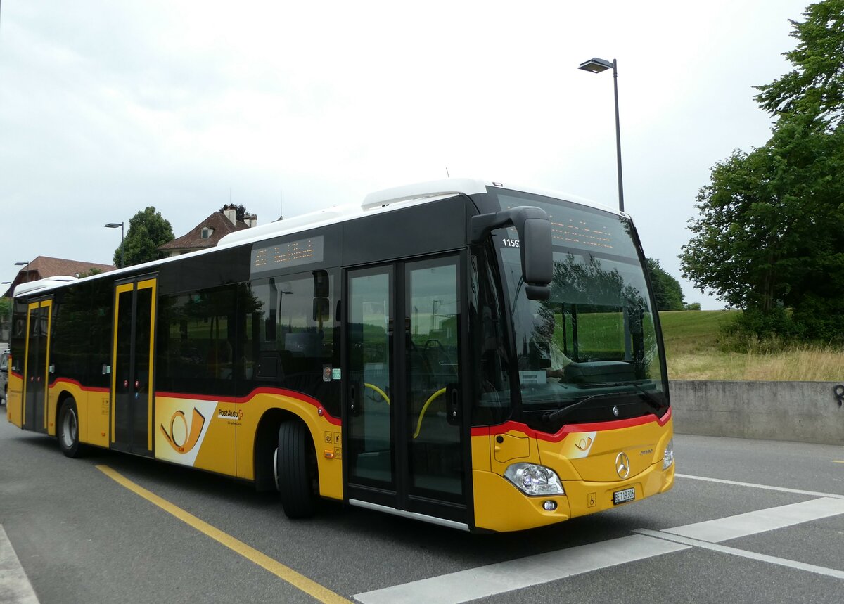 (251'862) - Funi-Car, Biel - BE 719'306/PID 11'562 - Mercedes am 22. Juni 2023 beim Bahnhof Bolligen