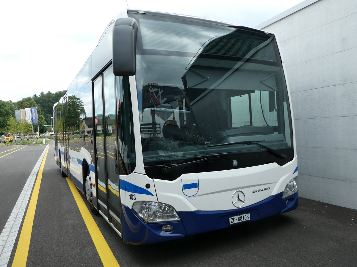 (252'272) - ZVB Zug - Nr. 102/ZG 88'103 - Mercedes am 2. Juli 2023 in Winterthur, EvoBus