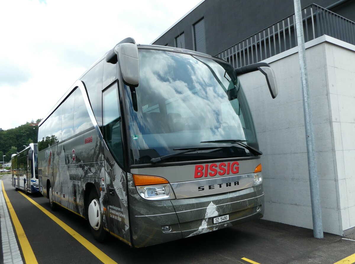 (252'274) - Bissig, Schwyz - SZ 5480 - Setra am 2. Juli 2023 in Winterthur, EvoBus