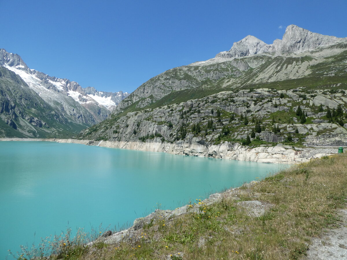 (252'558) - Dammastock, Dammagletscher und Gscheneralpsee am 9. Juli 2023 auf der Gscheneralp