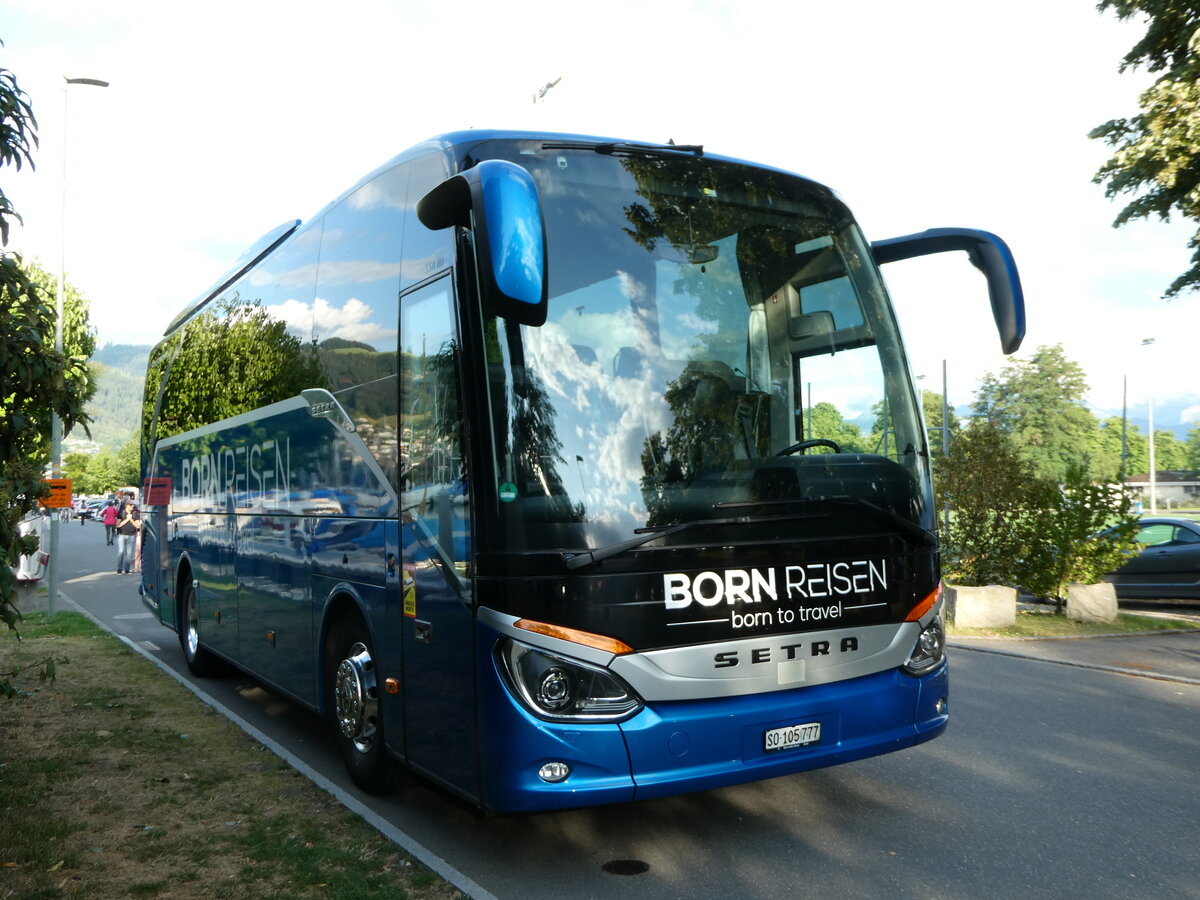 (252'647) - Born, Olten - SO 105'777 - Setra am 13. Juli 2023 in Thun, Strandbad