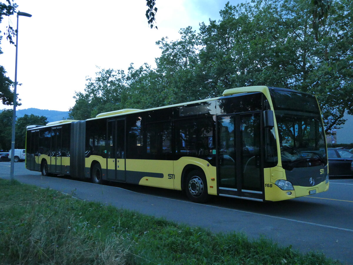 (252'743) - STI Thun - Nr. 168/BE 752'168 - Mercedes am 15. Juli 2023 in Thun, Lachen