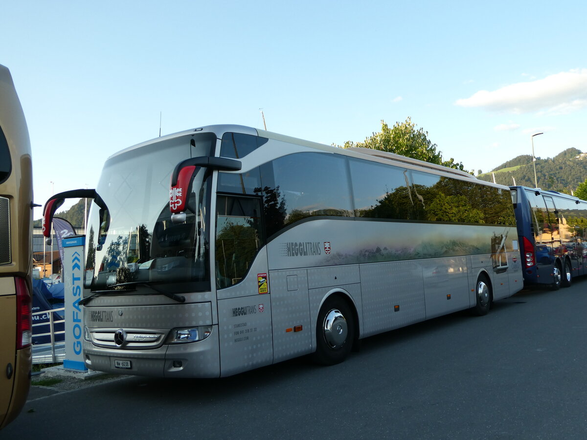 (252'853) - Heggli, Stansstad - NW 6038 - Mercedes am 22. Juli 2023 in Thun, Strandbad