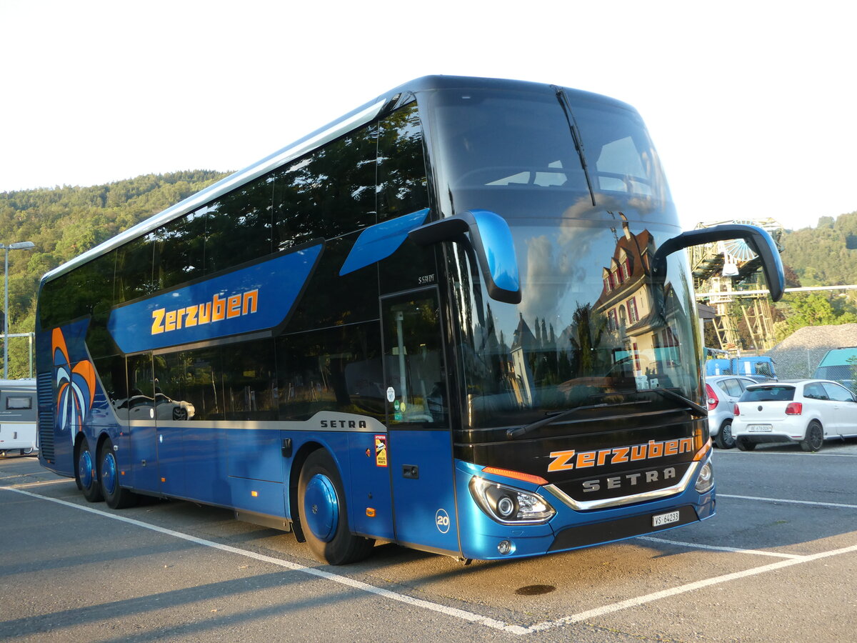 (252'856) - Zerzuben, Visp-Eyholz - Nr. 20/VS 64'233 - Setra am 22. Juli 2023 in Thun, Seestrasse