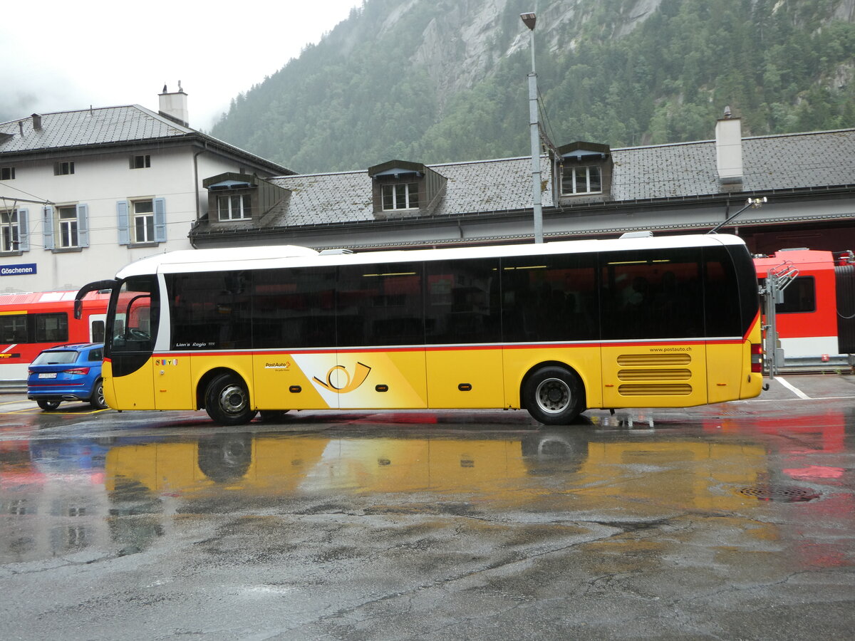 (253'038) - PostAuto Bern - Nr. 71/BE 412'071/PID 11'071 - MAN (ex PostAuto Zentralschweiz Nr. 20; ex Dillier, Sarnen Nr. 20) am 25. Juli 2023 beim Bahnhof Gschenen