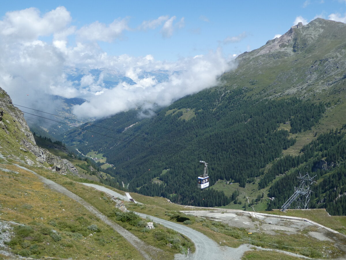 (253'201) - Luftseilbahn Grande Dixence - Nr. 2 - am 30. Juli 2023 in Dixence