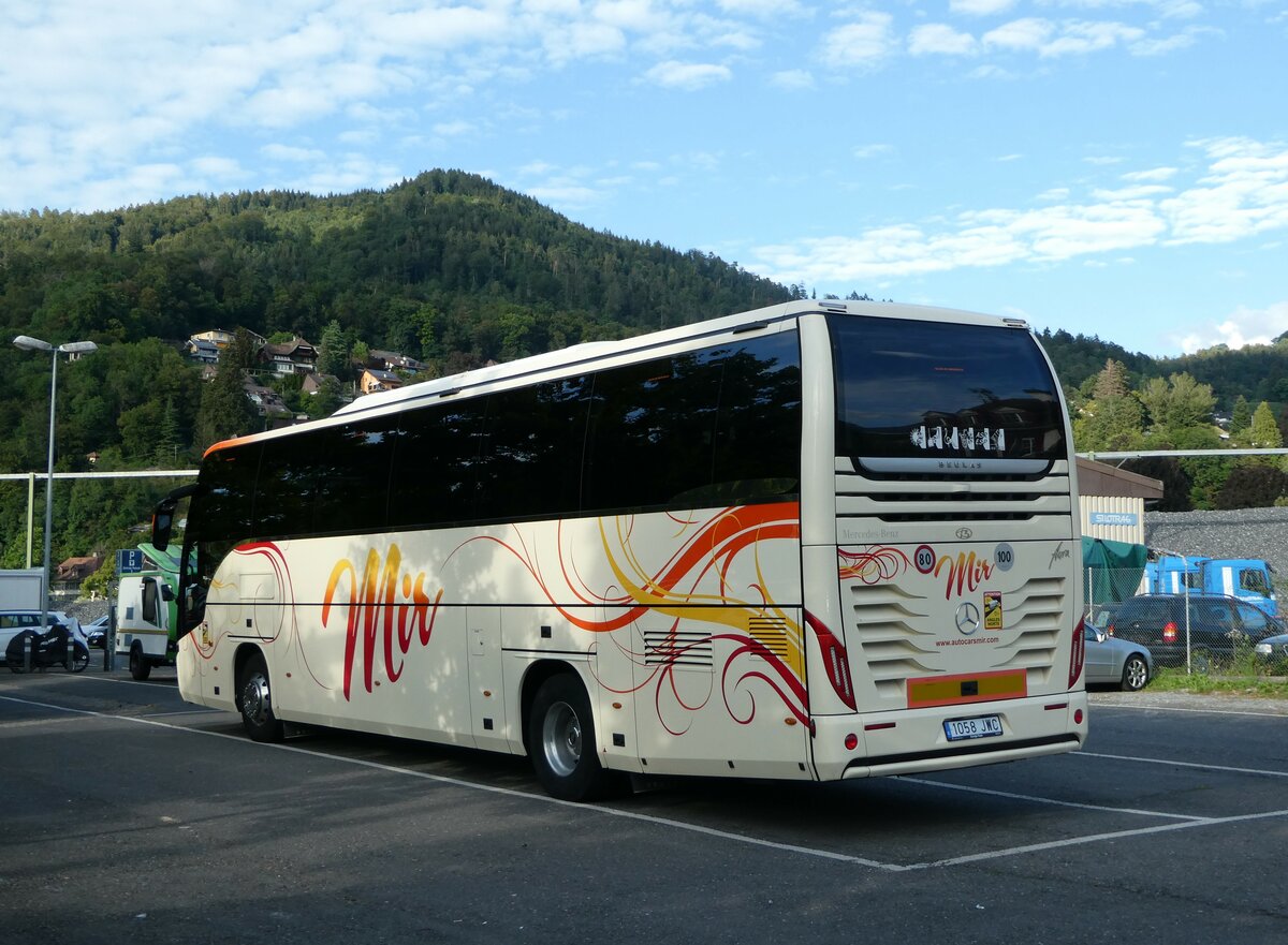 (253'433) - Aus Spanien: Mir, Girona - 1058 JWC - Mercedes/Beulas am 5. August 2023 in Thun, Seestrasse