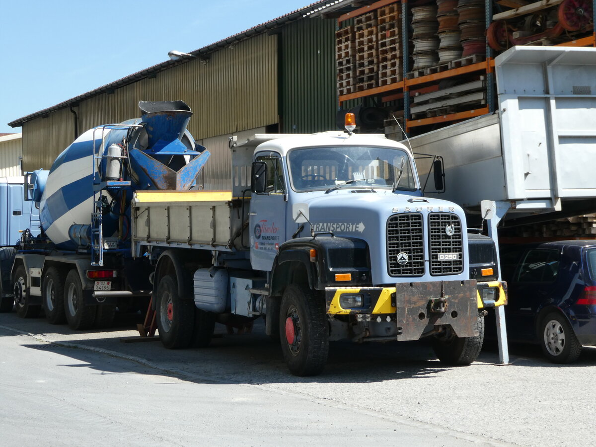 (253'920) - Fssler, Unteriberg - Saurer am 19. August 2023 in Unteriberg, Fssler
