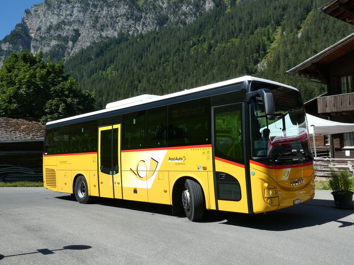 (254'121) - Spring, Schwenden - BE 26'672/PID 11'592 - Iveco am 22. August 2023 in Grimmialp, Hotel Spillgerten