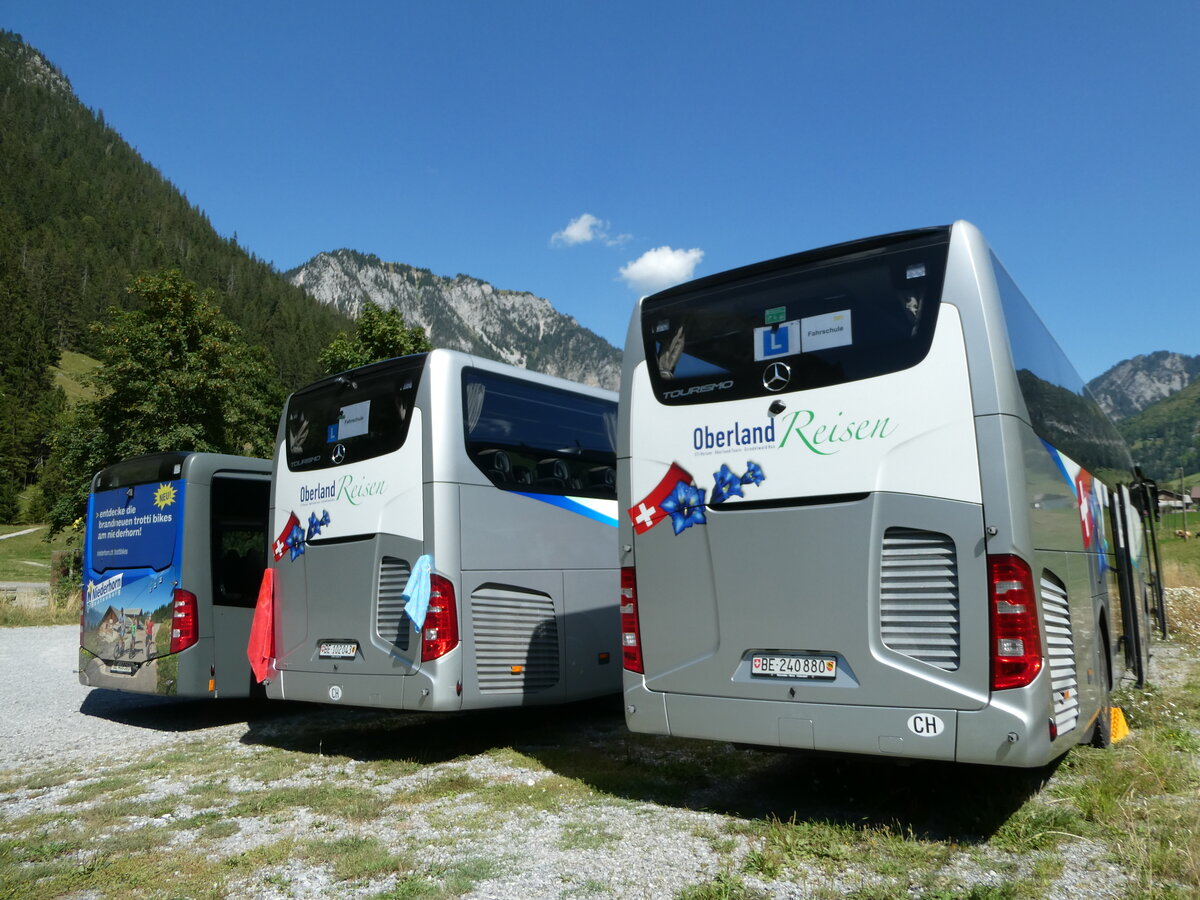 (254'139) - Oberland Reisen, Thun - Nr. 46/BE 240'880 - Mercedes am 22. August 2023 auf der Grimmialp