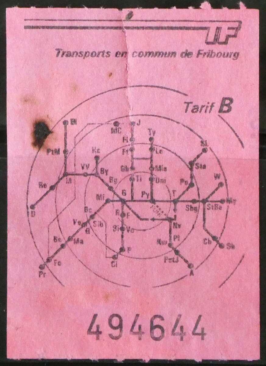 (254'275) - TF-Einzelbillet am 27. August 2023 in Thun