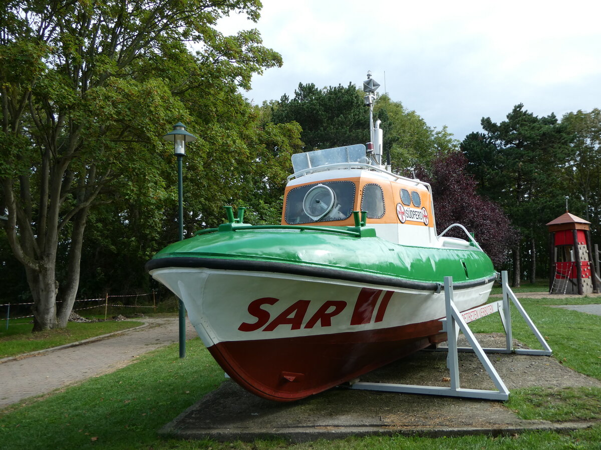 (254'530) - Sdpferd Seerettungsboot am 1. September 2023 auf Kap Arkona