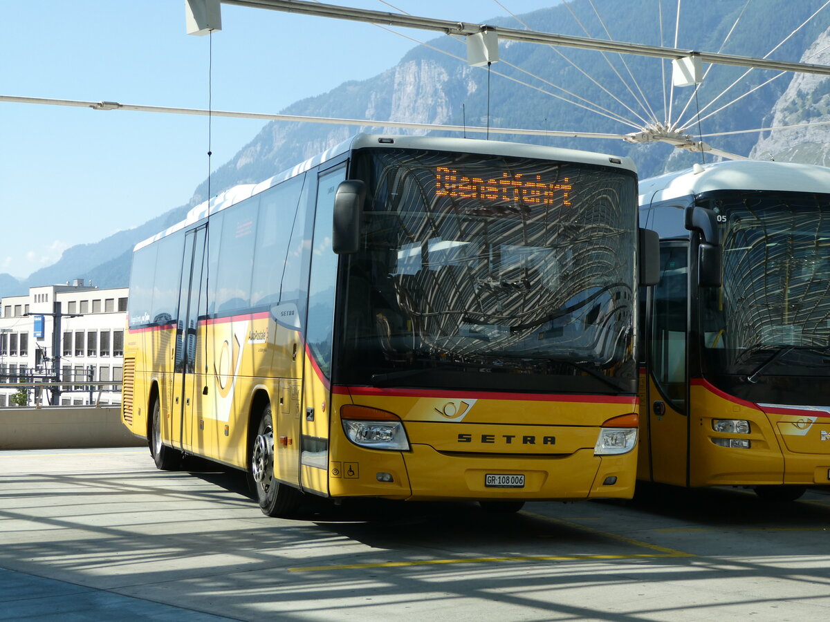 (254'921) - TpM, Mesocco - Nr. 6/GR 108'006/PID 10'182 - Setra am 8. September 2023 in Chur, Postautostation