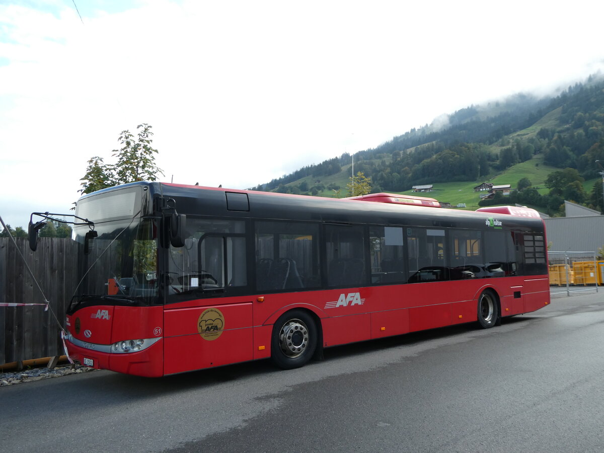 (255'868) - AFA Adelboden - Nr. 51/BE 25'802 - Solaris am 4. Oktober 2023 in Frutigen, Garage