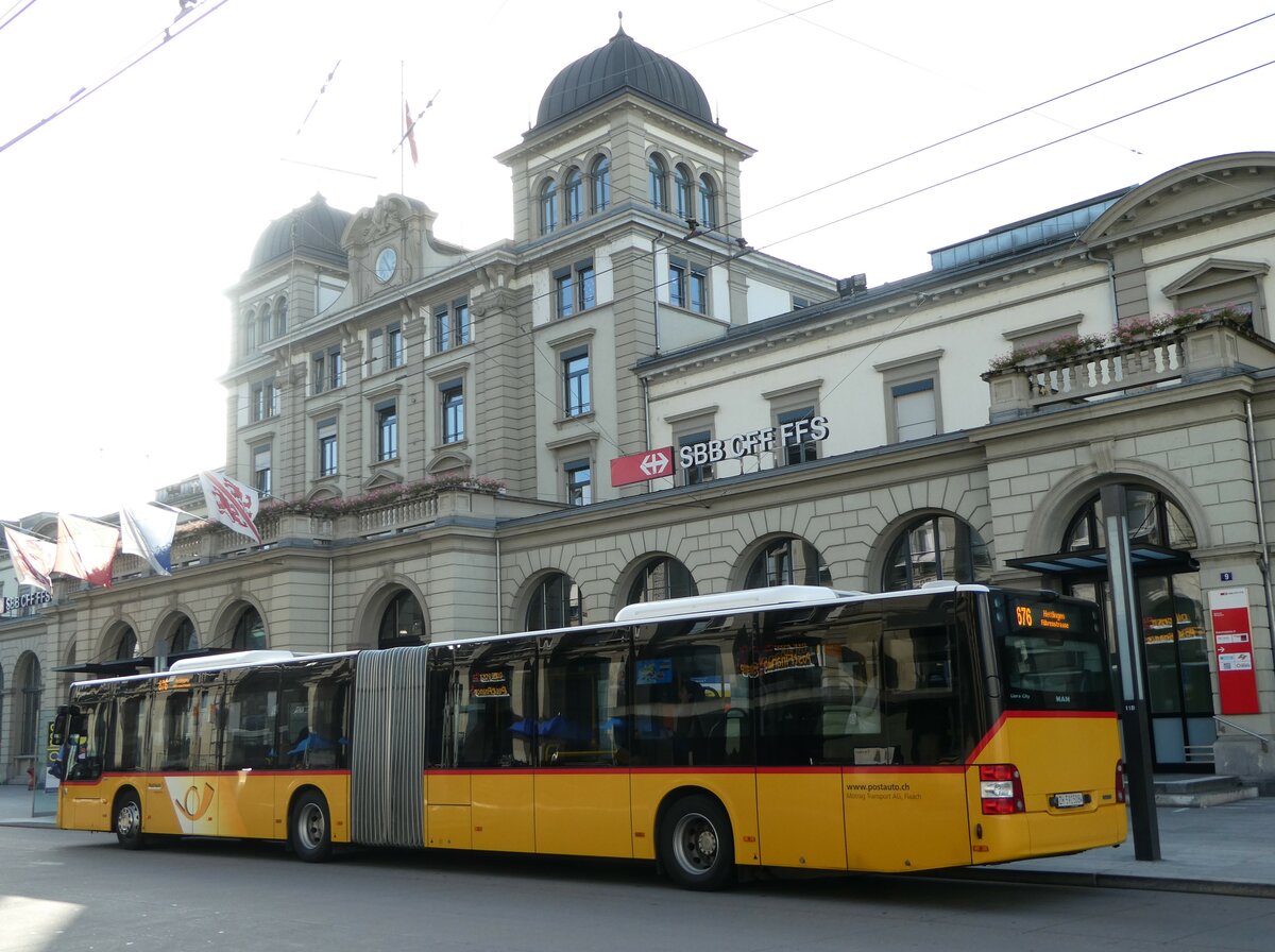 (255'978) - Moser, Flaach - Nr. 359/ZH 592'508/PID 11'106 - MAN am 7. Oktober 2023 beim Hauptbahnhof Winterthur