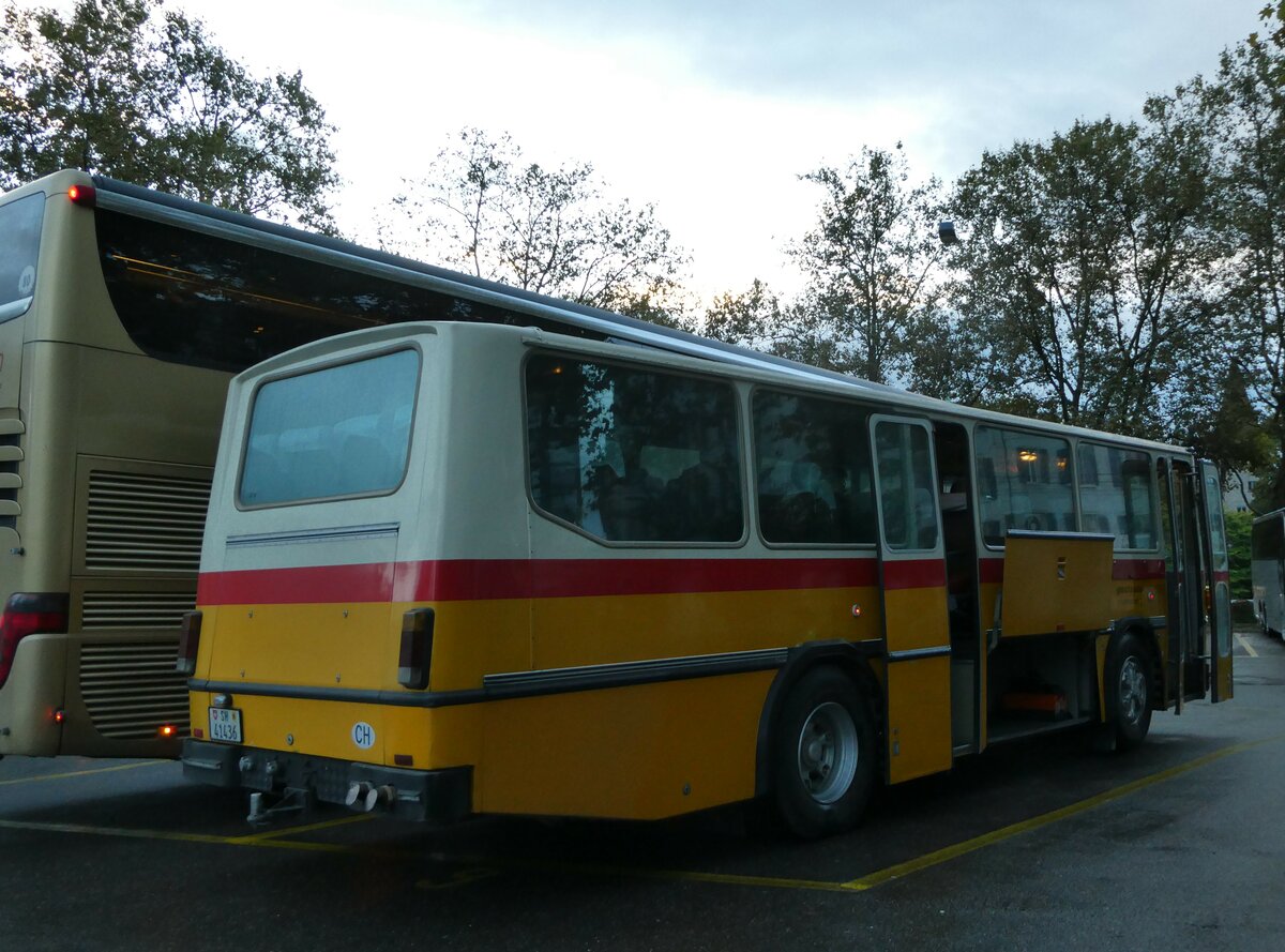 (256'207) - Palotas Haag, Schaffhausen - SH 41'436 - FBW/Hess (ex Ruklic, Schaffhausen; ex Tiemann, Oetwil Nr. 4; ex Ruspini, Castelrotto; ex P 23'404) am 21. Oktober 2023 in Zrich, Sihlquai