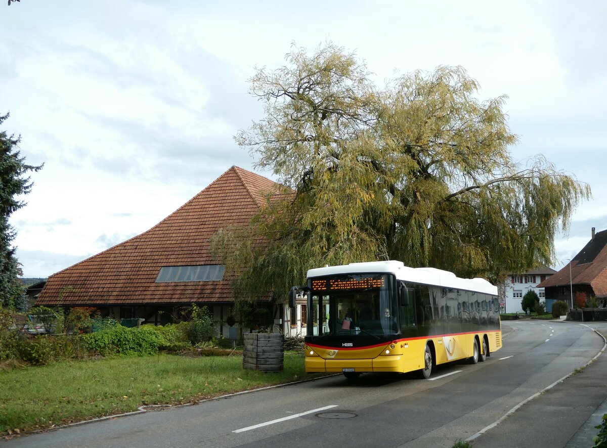 (256'404) - Steiner, Messen - SO 21'149/PID 5371 - Scania/Hess am 26. Oktober 2023 in Messen, Post