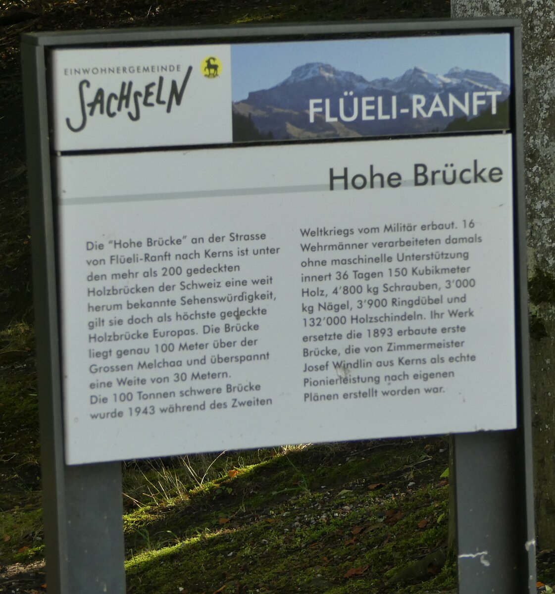 (256'502) - Beschreibung Hohe Brcke am 28. Oktober 2023 in Sachseln