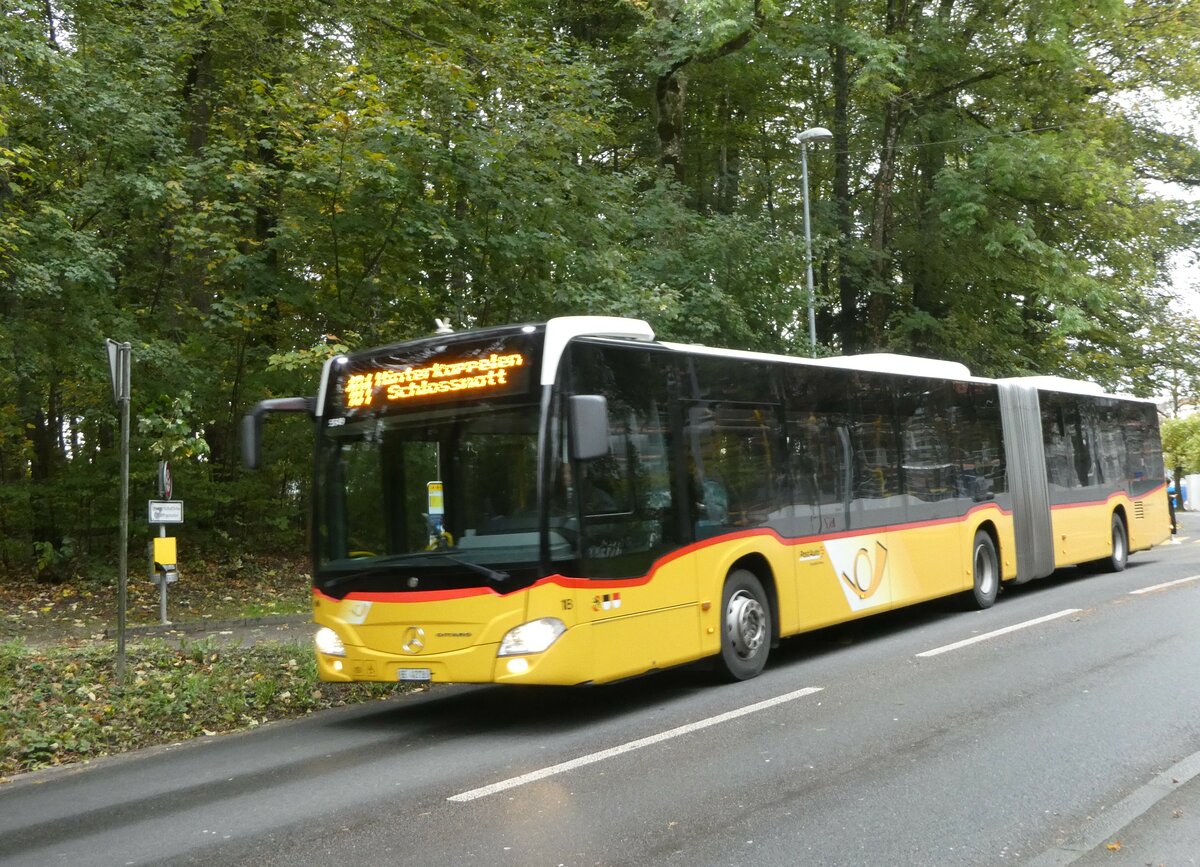 (256'558) - Steiner, Ortschwaben - Nr. 18/BE 42'726/PID 5549 - Mercedes am 30. Oktober 2023 in Bern, Melchiorstrasse