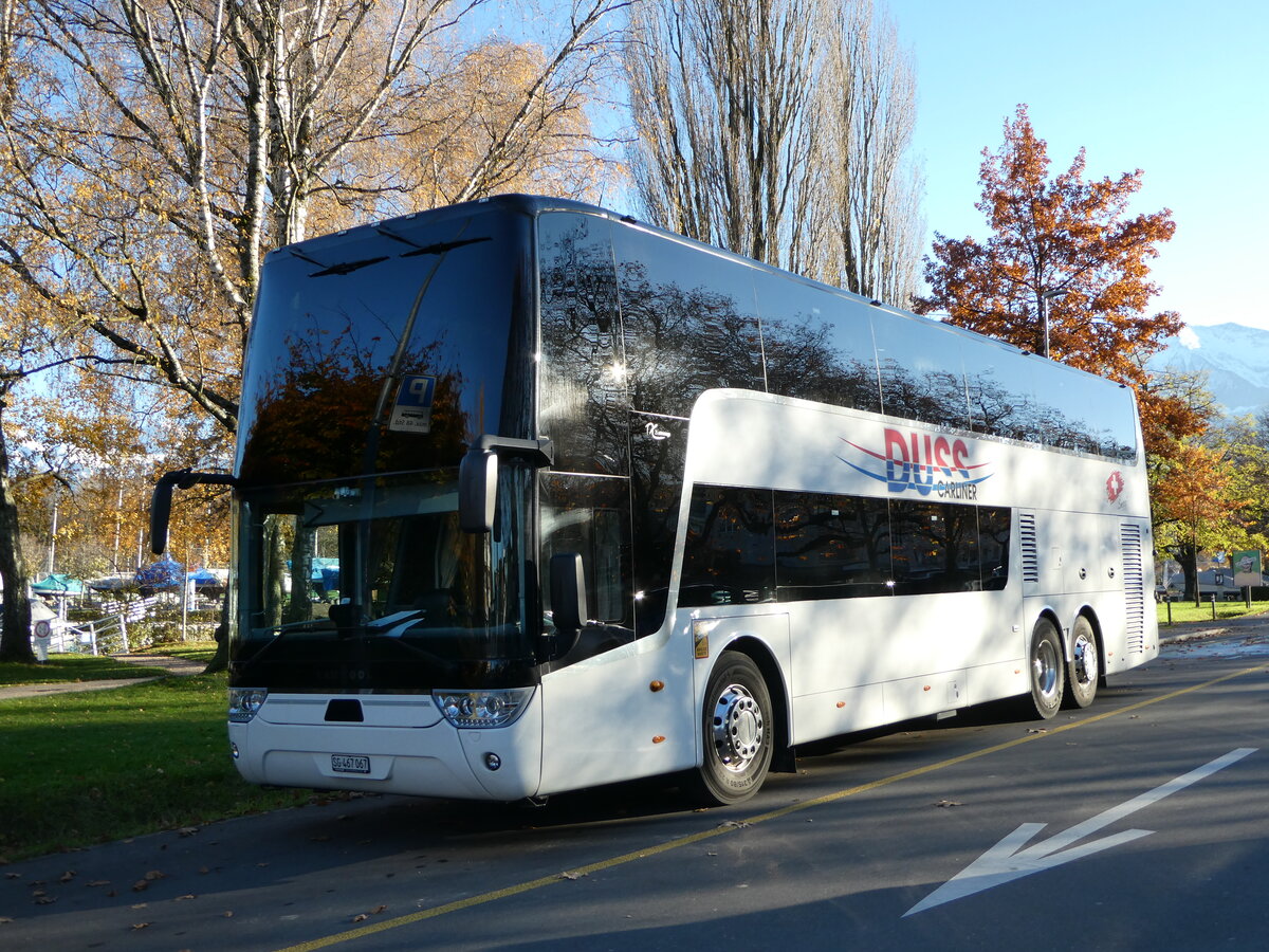 (257'208) - Duss, Neuhaus - SG 467'067 - Van Hool am 23. November 2023 in Thun, Lachen