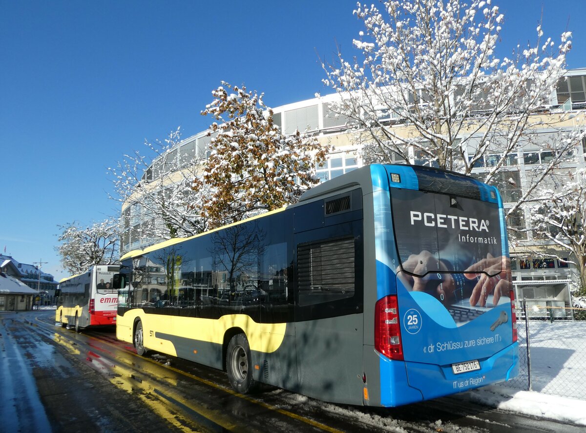 (257'386) - STI Thun - Nr. 176/BE 752'176 - Mercedes am 3. Dezember 2023 bei der Schifflndte Thun