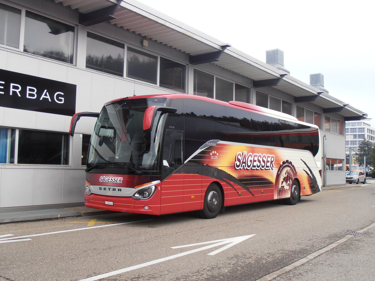 (257'684) - Sgesser, Wintersingen - Nr. 8/BL 136'533 - Setra am 16. Dezember 2023 in Winterthur, Merbag