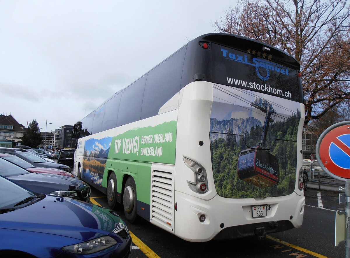 (257'814) - Stryffeler, Boltigen - BE 505 - VDL am 22. Dezember 2023 in Thun, CarTerminal