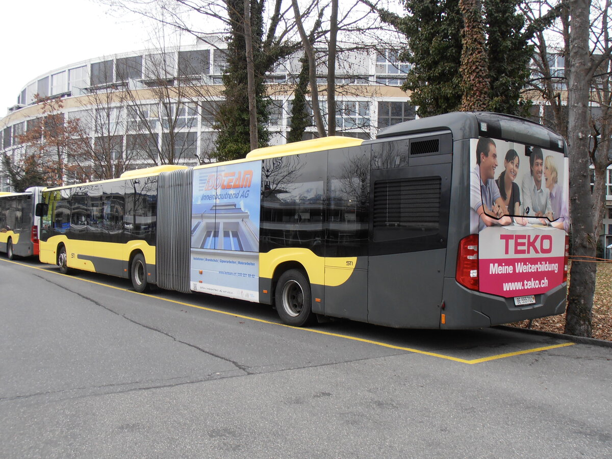 (258'095) - STI Thun - Nr. 702/BE 555'702 - Mercedes am 2. Januar 2024 bei der Schifflndte Thun