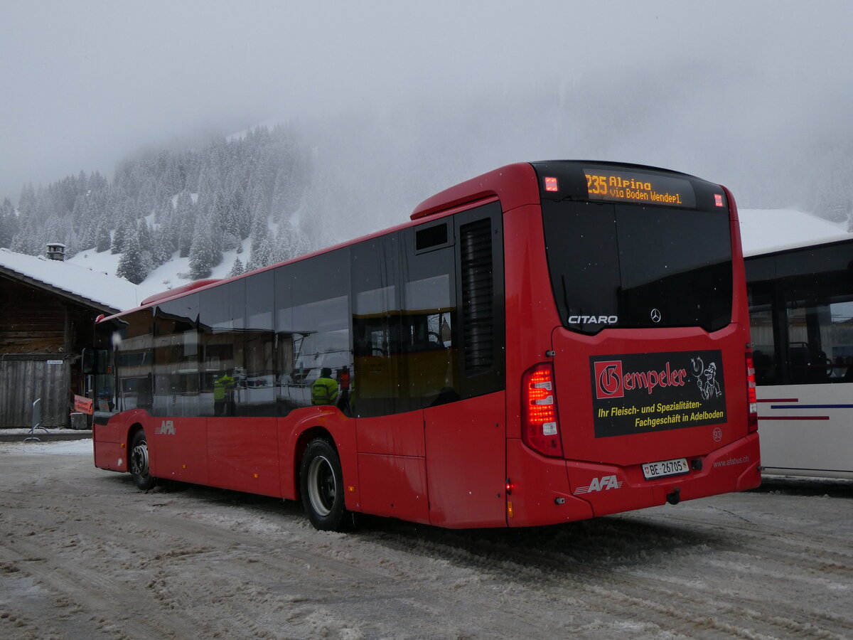 (258'234) - AFA Adelboden - Nr. 93/BE 26'705 - Mercedes am 6. Januar 2024 in Adelboden, Weltcup