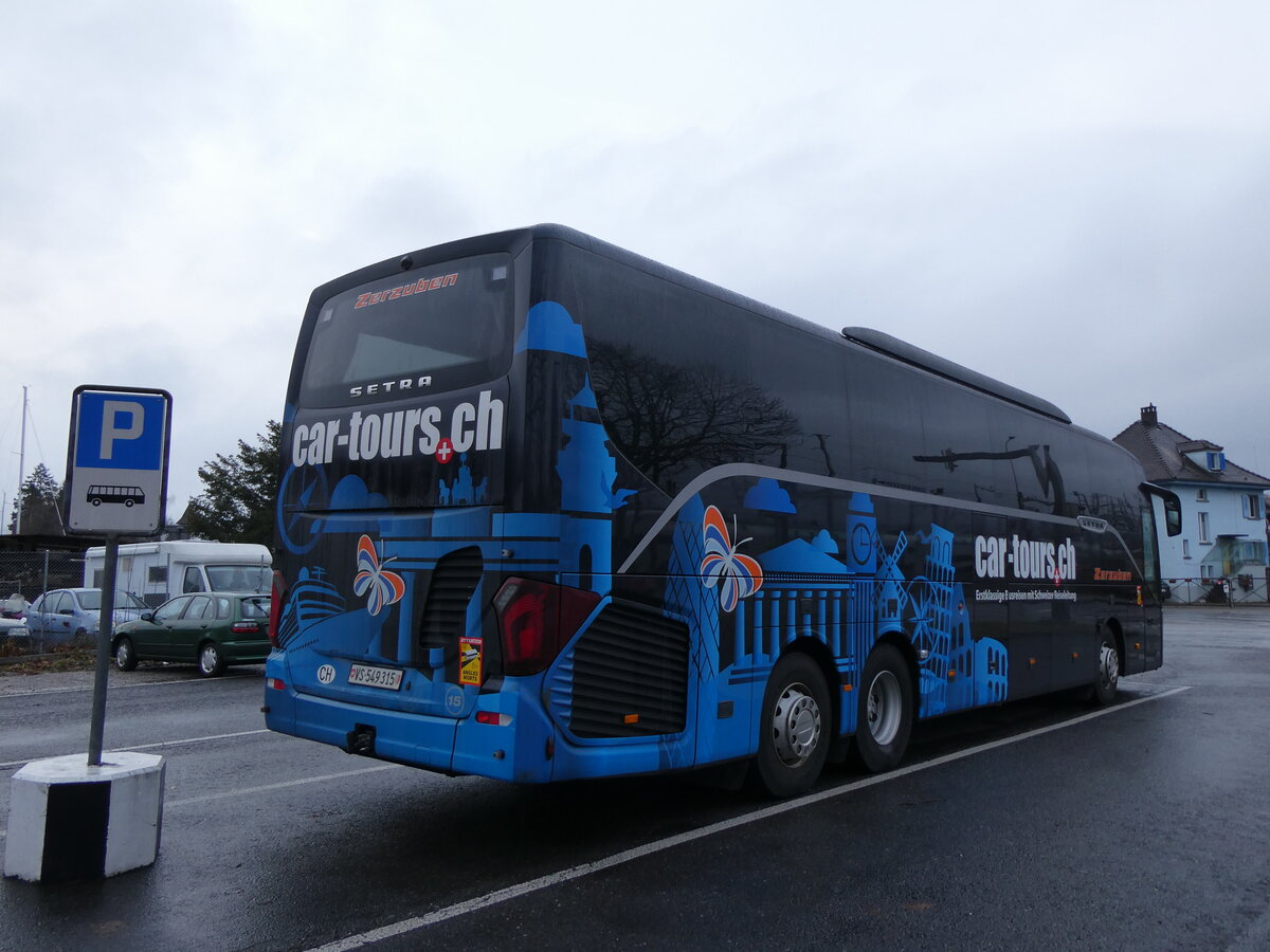 (258'475) - Zerzuben, Visp-Eyholz - Nr. 15/VS 549'315 - Setra am 7. Januar 2024 in Thun, Seestrasse