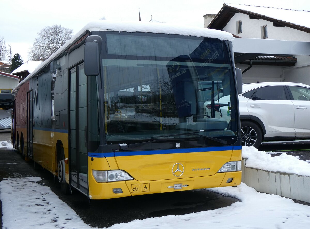 (258'839) - Engeloch, Riggisberg - Nr. 20/PID 5037 - Mercedes (ex Nr. 5; ex AVA Biel Nr. 3) am 22. Januar 2024 in Riggisberg, Garage