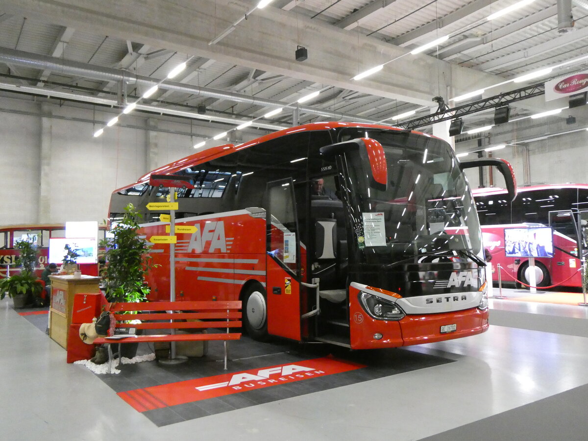 (258'879) - AFA Adelboden - Nr. 15/BE 26'702 - Setra am 25. Januar 2024 in Bern, Ferienmesse