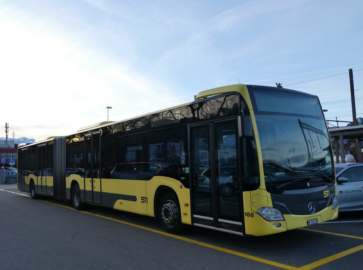 (259'000) - STI Thun - Nr. 168/BE 752'168 - Mercedes am 30. Januar 2024 in Thun, CarTerminal