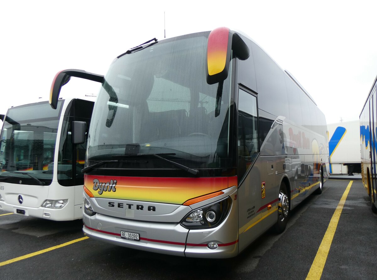 (259'406) - Dysli, Bern - Nr. 28/BE 30'392 - Setra am 17. Februar 2024 in Kerzers, Interbus