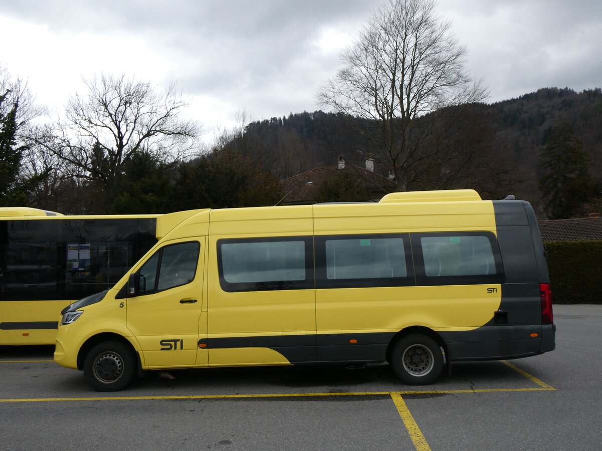 (260'168) - STI Thun - Nr. 5/BE 816'005 - Mercedes am 5. Mrz 2024 bei der Schifflndte Thun