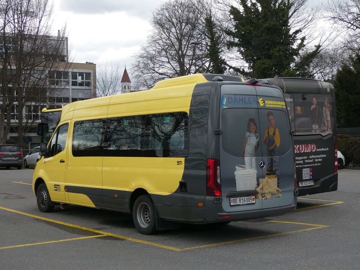 (260'169) - STI Thun - Nr. 5/BE 816'005 - Mercedes am 5. Mrz 2024 bei der Schifflndte Thun