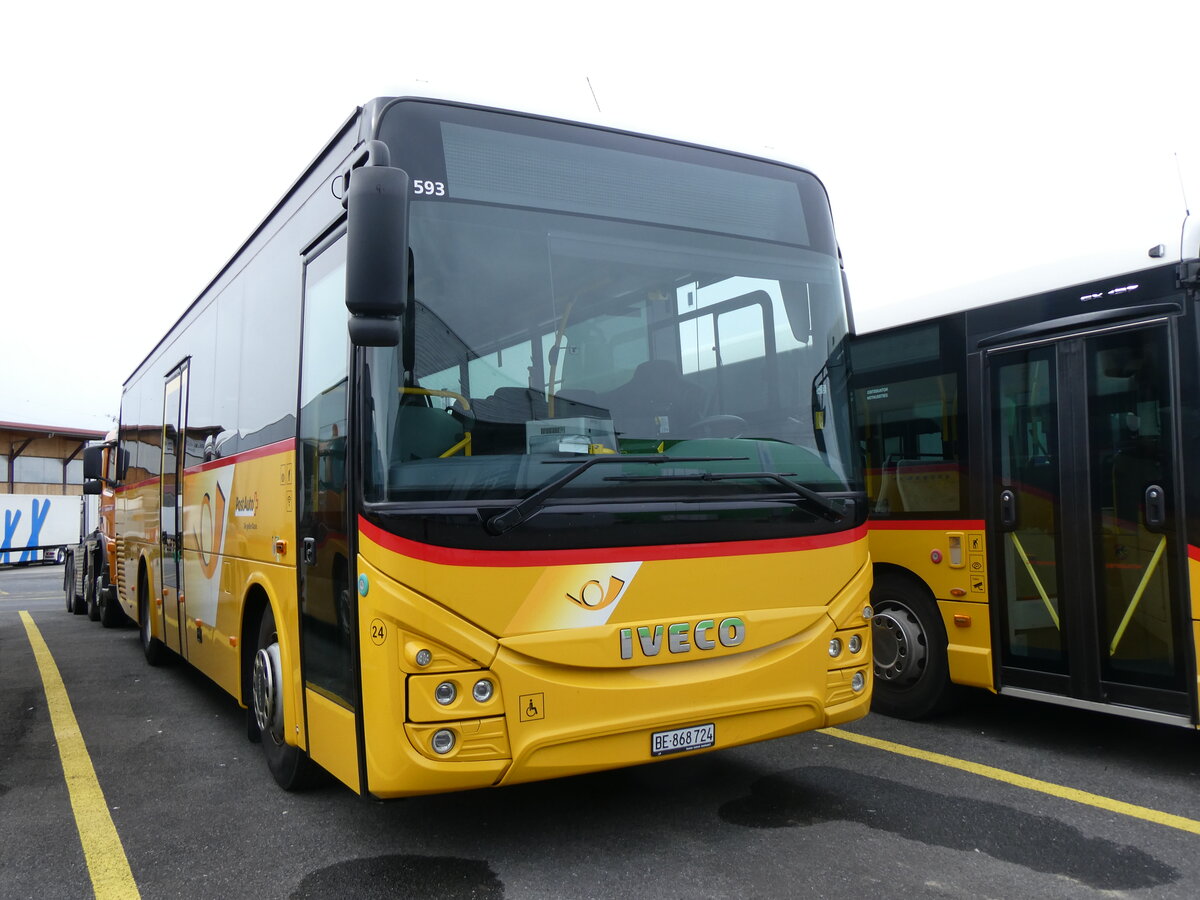 (260'443) - Flck, Brienz - Nr. 24/BE 868'724/PID 11'593 - Iveco am 17. Mrz 2024 in Kerzers, Interbus