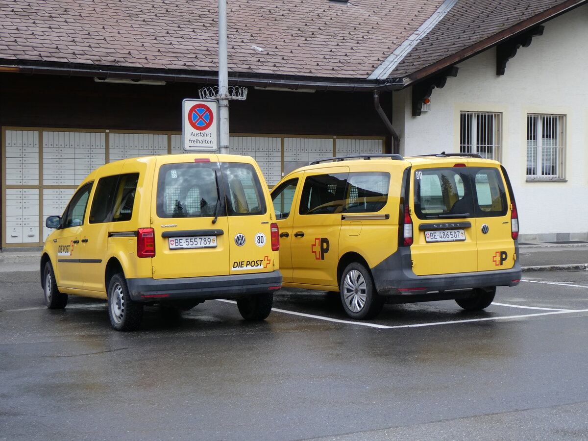 (260'592) - Die Post - BE 555'789 - VS am 21. Mrz 2024 in Gstaad, Post (Altes Logo)