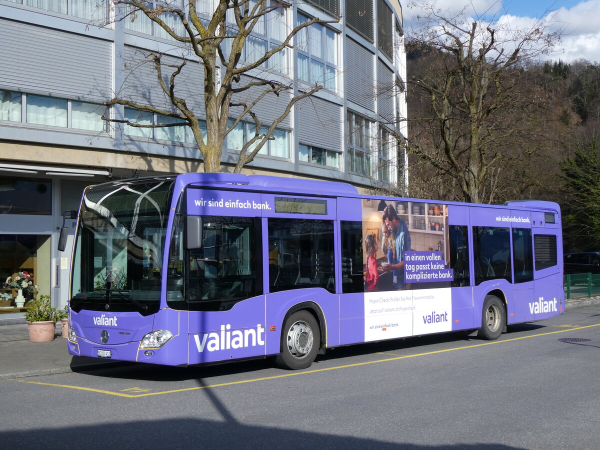 (260'610) - STI Thun - Nr. 412/BE 810'412 - Mercedes am 21. Mrz 2024 bei der Schifflndte Thun