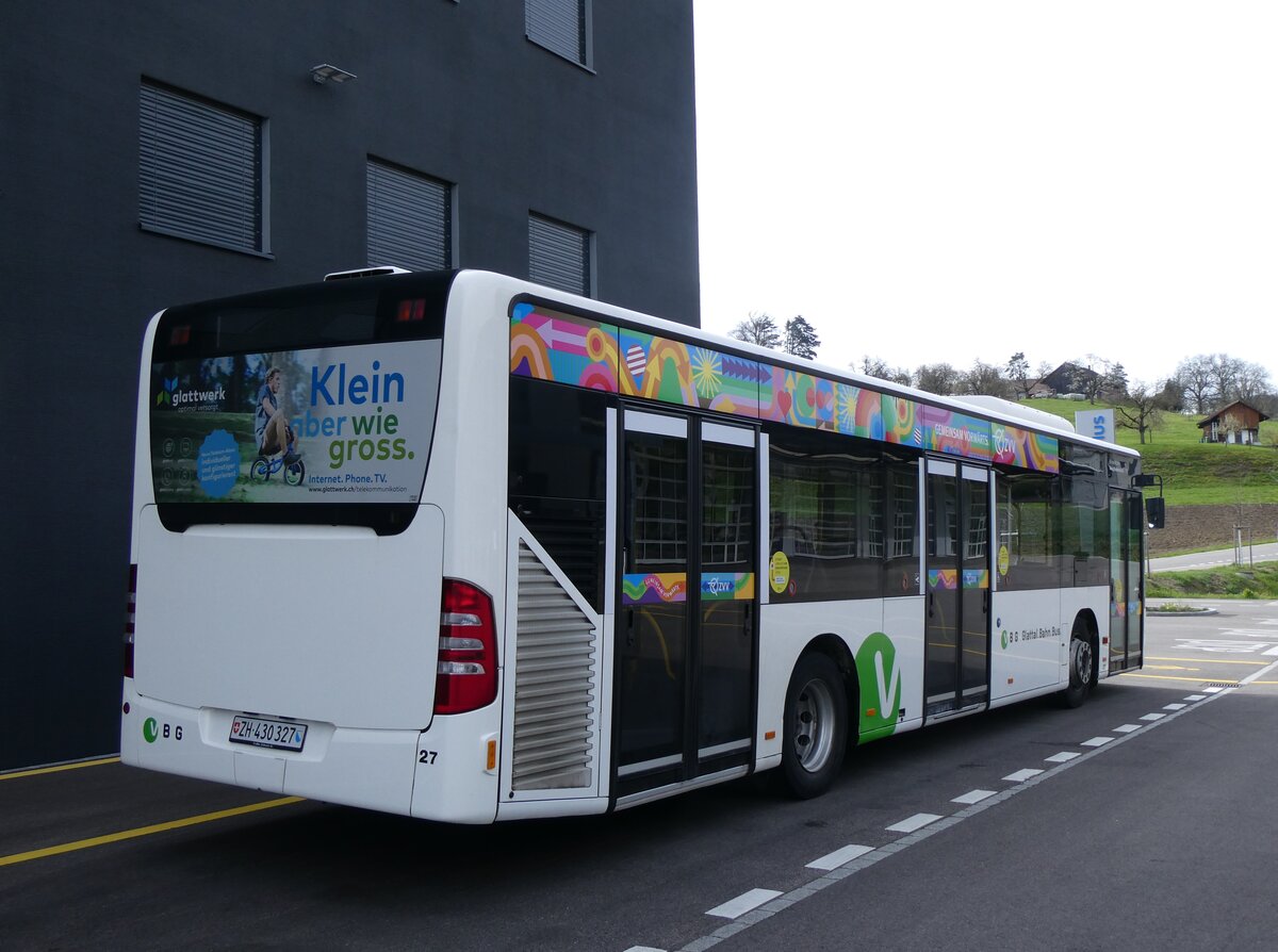 (260'798) - Maag, Kloten - Nr. 27/ZH 430'327 - Mercedes am 29. Mrz 2024 in Winterthur, Daimler Buses