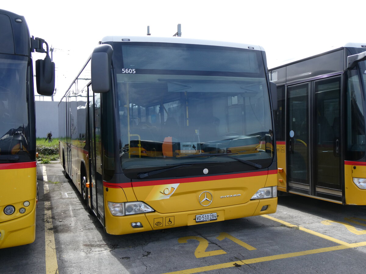 (260'815) - CarPostal Ouest - VD 510'284/PID 5605 - Mercedes am 29. Mrz 2024 in Yverdon, Garage