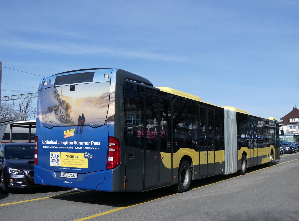 (260'997) - STI Thun - Nr. 161/BE 752'161 - Mercedes am 5. April 2024 in Thun, CarTerminal