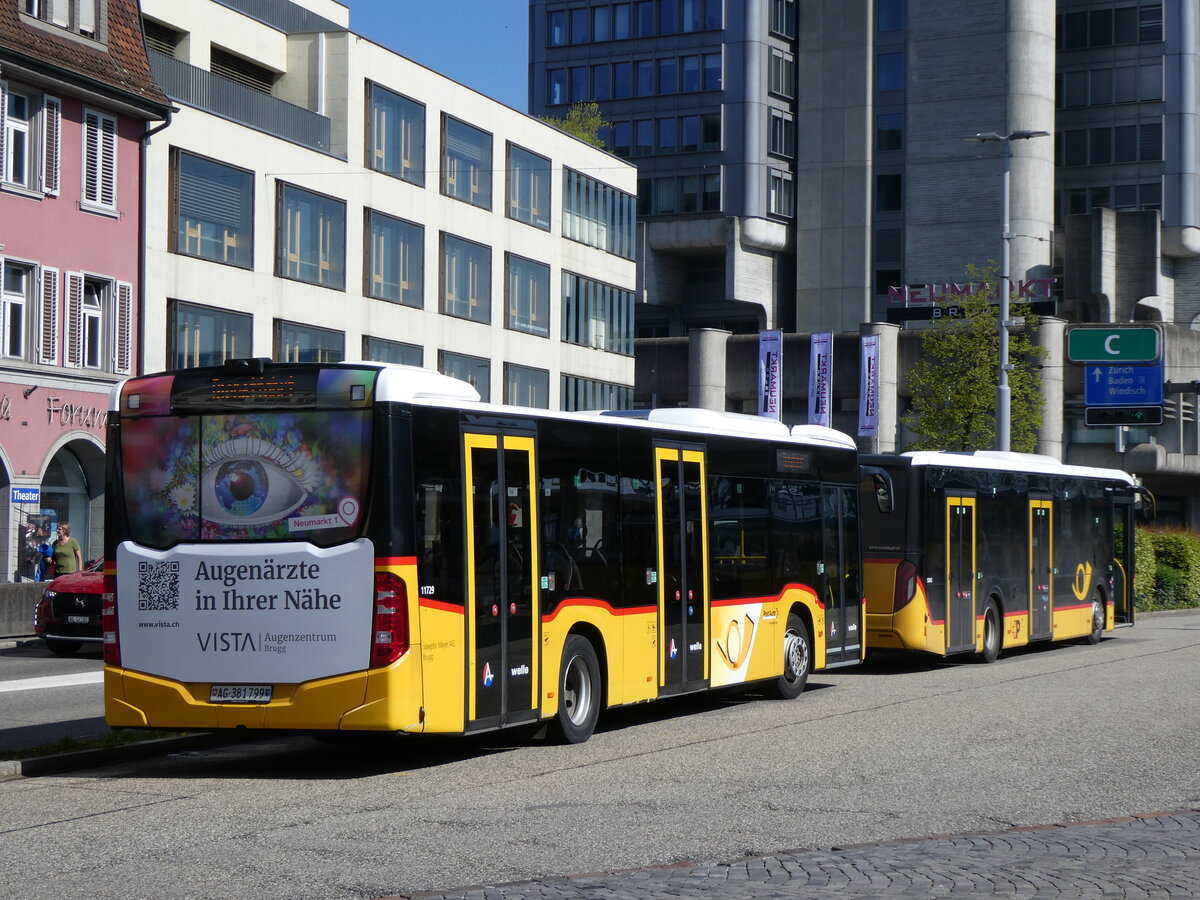 (261'127) - Voegtlin-Meyer, Brugg - Nr. 149/AG 381'799/PID 11'729 - Mercedes am 12. April 2024 beim Bahnhof Brugg